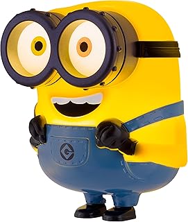 The Rise of Gru LED Night Light, Plug-in, Dusk to Dawn, UL-Listed, Yellow Glow, Despicable Me, Bob, Ideal for Kids Bedroom, Nursery, Bathroom, 43742