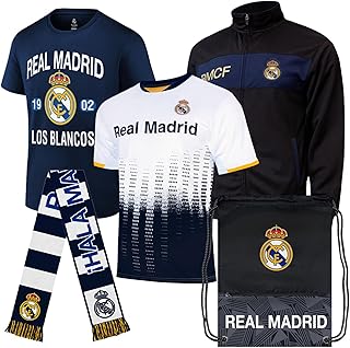 Pro League Ultimate Fan Pack – Officially Licensed 5-Piece Soccer Merch - Shirt, Jersey, Jacket, Scarf, Bag