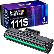 E-Z Ink Compatible MLT-D111S Toner Cartridge High Yield Replacement for Samsung 111S 111L MLT-D111S MLT-D111L to use with Samsung Xpress M2020W M2022W M2024W M2070FW M2070W Printer (Black, 1 Pack)