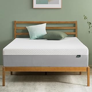 12 Inch Green Tea Essential Memory Foam Mattress [New Version], Queen, Fiberglass Free, Medium Feel, Breathable Airflow Memory Foam, Certified Safe Foams & Fabric, Mattress in A Box