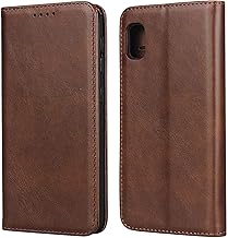 iCoverCase for Samsung Galaxy A10e Wallet Case, Premium PU Magnetic Leather Card Slots Holder Carry Kickstand Feature Flip Cover Case for Galaxy A10e (Dark Brown)