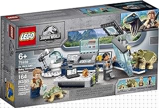 Jurassic World Dr. Wu's Lab: Baby Dinosaurs Breakout 75939 Fun Dinosaur Toy Building Kit, Featuring Owen Grady, Plus Baby Triceratops and Ankylosaurus Toy Dinosaur Figures (164 Pieces)