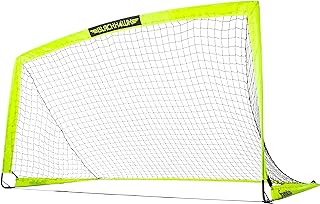 Franklin Sports Blackhawk Backyard Soccer Goal - Portable Pop Up Soccer Nets - Youth + Adult Folding Indoor + Outdoor Goals - Multiple Sizes + Colors
