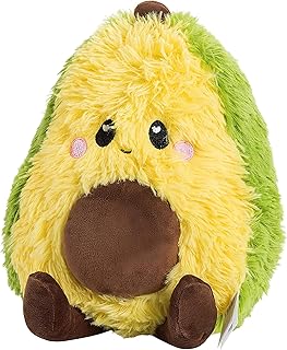Happy Fuel Avocado Microwavable Unscented 1.5lbs Heating Pad For Women And Kids- Cute Soft Cozy Pillow Plush Heatable Warm Stuffed Animals- Kawaii Hot & Cold Plushie Food Toy - Avocado Gifts For Girls