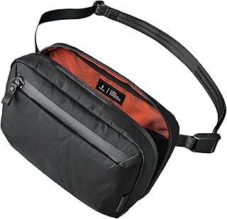 Elements Tech Case - Travel Organizer Pouch for Electronics, Cables, EDC with Weatherproof Fabrics, YKK Zippers (Black VX21 Fabric)