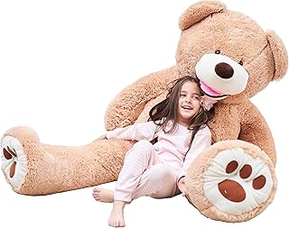 IKASA Giant Teddy Bear Plush Toy Stuffed Animals (Brown, 63 inches)