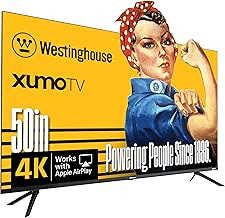 50-inch Smart TV, 4K UHD Xumo TV w/ HDR10, Voice Remote, Dolby Vision, Dolby Atmos, Edgeless, Flat Screen LED Television w/Bluetooth, Apple AirPlay, Wi-Fi & Mobile Connectivity