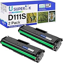 SuperInk 2 Pack High Yield MLT-D111S Toner cartridges Compatible for Samsung MLT-D111S MLTD111S 111S D111S D111L to Use with Xpress M2020W M2022W M2024W M2026W M2070W M2070FW Laser Printer