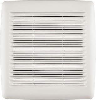 Broan-NuTone FGR300 Replacement Grille Cover for Roomside Series Bathroom Ventilation Fan, Easy Installation, White Cover dimension: 11-3/8"” x 12" x 1"
