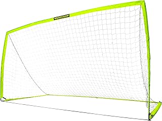 Franklin Sports Blackhawk Backyard Soccer Goal - Portable Pop Up Soccer Nets - Youth + Adult Folding Indoor + Outdoor Goals - Multiple Sizes + Colors