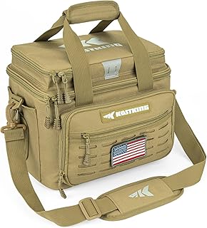 Fishing Tackle Bags - Saltwater & Freshwater Fishing Bags - Water Resistant, Padded Shoulder Strap - Gear Storage