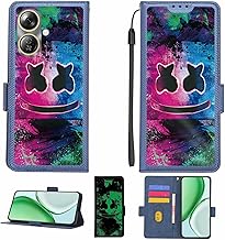 Aroepurt Case Compatible for HTC Wildfire E5 Phone Case Flip Cover [with Tempered Glass Screen Protector][RFID Blocking][Luminous Effect] LPT-BQ