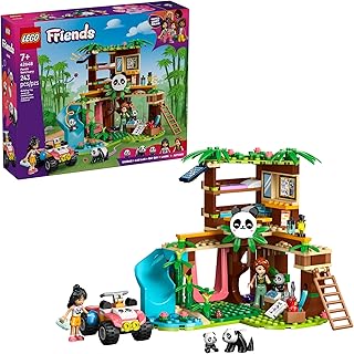 Friends Panda Sanctuary Animal Care Building Toy - Playset for Girls & Boys, Ages 7+ - Gift Idea for Birthdays - W/ 2 Minifigures & Panda Toys - 42648