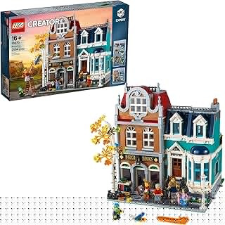 Creator Expert Bookshop 10270 Modular Building, Home Décor Display Set for Collectors, Advanced Collection, Gift Idea for 16 Plus Year Olds