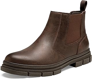 Chelsea Boots Men Casual Slip On Boots for Men Ankle Dress Mens Boots