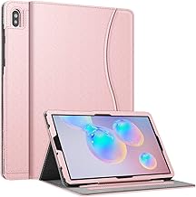 Fintie Case for Samsung Galaxy Tab S6 10.5" 2019 (Model SM-T860/T865/T867), [Patented S Pen Slot Design] Multi-Angle Viewing Stand Cover Auto Wake/Sleep, Rose Gold