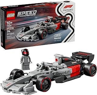Speed Champions Audi Revolut F1 Team R26 Race Car Toy - Building Sets for Boys & Girls, Ages 10+ - F1 Car Kit for Display or Play - Gift for Birthdays - 77259