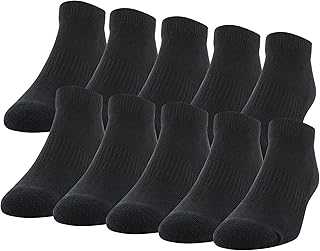Men's Active Cotton Low Cut Socks, 10-Pairs
