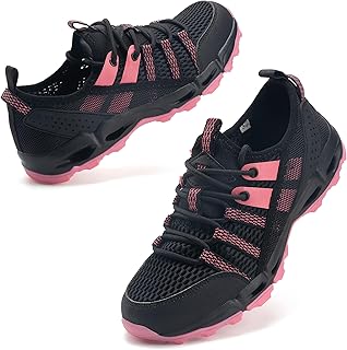 Womens Hiking Water Shoes for Women Quick Dry Outdoor Sport Sneakers Non Slip Lightweight Breathable Summer Trekking and Walking Climbing Shoe
