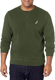 Men's Basic Crew Neck Fleece Sweatshirt