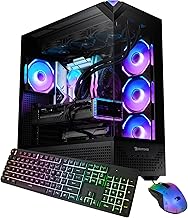 Element Pro Black Gaming PC Desktop Computer Intel Core i9 14900KF CPU, NVIDIA GeForce RTX 5070 12GB GPU, 32GB DDR5 RGB RAM, 2TB NVMe SSD, Windows 11 Home, Keyboard, Mouse - EPBI9N5701