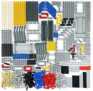 Technical Parts Pieces Sets Liftarm Beams Bricks Bulk Axles Pins Panels Frame Beams Connectors, 580 Pieces Compatible with Technic-Block MOC Buildings Toys for Boys Adults Kids Age 6+
