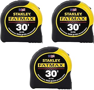 Tools 33-730 30-Foot-by-1-1/4-Inch FatMax Measuring Tape (3, 30-Feet)