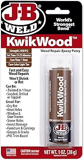 J-B Weld Tan KwikWood Wood Repair Epoxy Putty, 1 oz. Stick