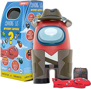 Yume Among Us Mystery Capsules – 2‑Pack Series 2 (Impostor vs Crewmate) Mini Blind Box Action Figures – Mystery Surprise Toys & Bag Accessories for Boys, Girls & Collectors