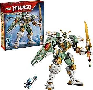 NINJAGO Lloyd's Titan Mech 15th Anniversary Building Toy - Collectible Mech Set for Boys & Girls, Ages 14+ - Display as Bedroom Decor - Gift for Birthdays - 71860