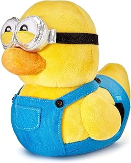 Bob Collectable Rubber Duck Plushie - Official Despicable Me 4 Minions Merchandise - Action Animation Film Soft Toy
