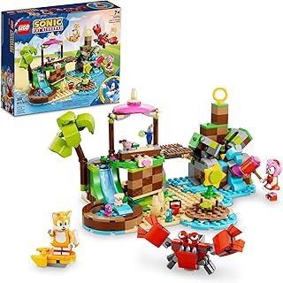 Sonic The Hedgehog Amy’s Animal Rescue Island 76992 Building Toy Set, Sonic Adventure Toy with 6 Characters and Accessories for Creative Role Play, Fun Gift for 7 Year Old Gamers