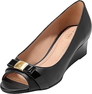 Women's Go-to Malta Peep Toe Bow Wedges