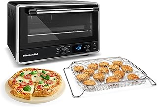 Digital Countertop Oven with Air Fry & Pizza Stone, KCO128BM, Black Matte