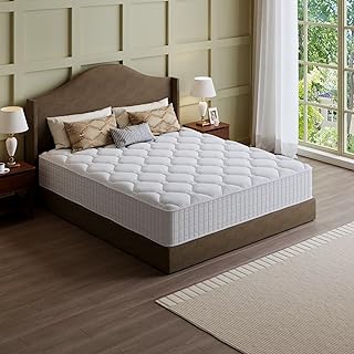 12 Inch Hybrid Memory Foam Mattress, Cooling Gel for Pressure Relief & Back Pain Support, CertiPUR-US Certified, Medium Firm, Breathable Comfort Sleep