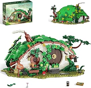 Movie-Inspired Building Set for Adults, 1088 Pieces Collectible Cottage Model Kit with Openable Doors & Panels, Architecture DIY Creative Toys for Home Christmas Decor Gift Idea