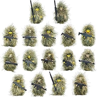 People Minifigures Pack, 16PCS Military Mini Figures Bulk, Soldiers Toy in Ghillie Suit, Building Block Action Figure Set, Gift for Christmas Stockings, Birthday Decorations, Easter Eggs, Party Favors