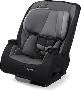 Safety 1st TriMate 3-in-1 Convertible Car Seat, Slim Fit, Infant to Big Kid Car Seat, Easy-Install Harness, Machine-Washable Cover, Dishwasher-Safe Cup Holders, 5-100 lbs, Sharkskin
