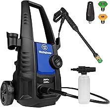 ePX3050 Electric Pressure Washer, 2100 Max PSI 1.76 Max GPM with Foam Cannon and Turbo Nozzle, for Cars/Fences/Driveways/Home/Patios