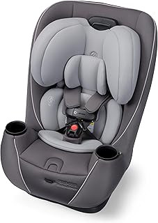 Maxi-Cosi Pria Max 3-in-1 Convertible Car Seat, Infant to Toddler Car Seat, ClipQuick Magnetic Chest Clip, Quick-Install Latch, Machine-Washable Cover, 5-100 lbs, Escargot