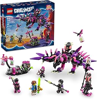 DREAMZzz The Never Witch’s Nightmare Creatures, Fantasy Animal Kids' Toy, Build a Mech, Wolf or Raven Figure, Building Toy with 5 Minifigures, for 9 Year Old Boys and Girls, 71483