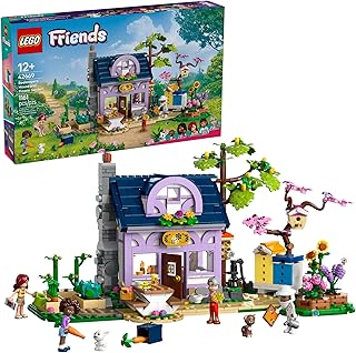 Friends Beekeepers' House and Flower Garden Toy Building Set - Pretend Play Set for Kids, Girls and Boys, Ages 12+ - Gift Idea for Birthday - with 4 Minidolls and 2 Animal Toys - 42669