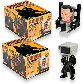 Mystery Figure Collector Series, 2 Pack, Collectible Figures, Officially Licensed Skibidi Toilet Merch
