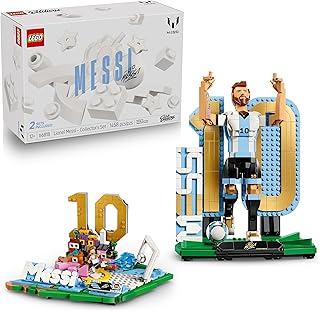 Editions Lionel Messi – Collector's Set Co-Pack - Building Toy for Kids - Soccer Collectible - Sports Décor for Boys & Girls, Ages 12+ - Gift Idea for Soccer Fans - 66818