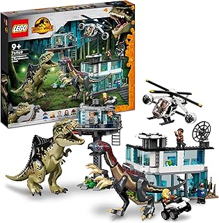 Jurassic World Giganotosaurus & Therizinosaurus Attack 76949 Building Kit; Fun Toy for Kids Aged 9