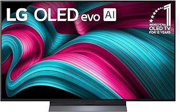 48-Inch Class OLED evo AI Super Upscaling 4K C5 Series Smart TV w/Dolby Atmos & Vision, HDR10, Filmmaker Mode, Wow Orchestra, Alexa Built-in (OLED48C5PUA, 2025)