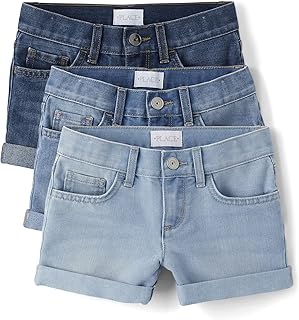 Girls' Denim Bermuda Shorts