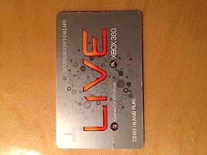 Xbox Live One Month Gold Membership Voucher Card