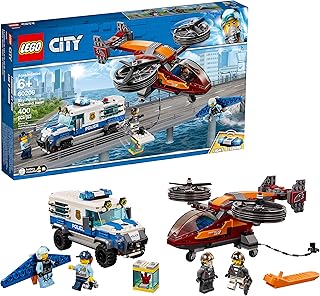 City Sky Police Diamond Heist 60209 Building Kit (400 Pieces)