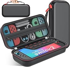Spican Switch 2 Case Compatible with Nintendo Switch 2/Switch/Switch OLED, Switch Travel Carrying Case Hard Shell Protective Cases